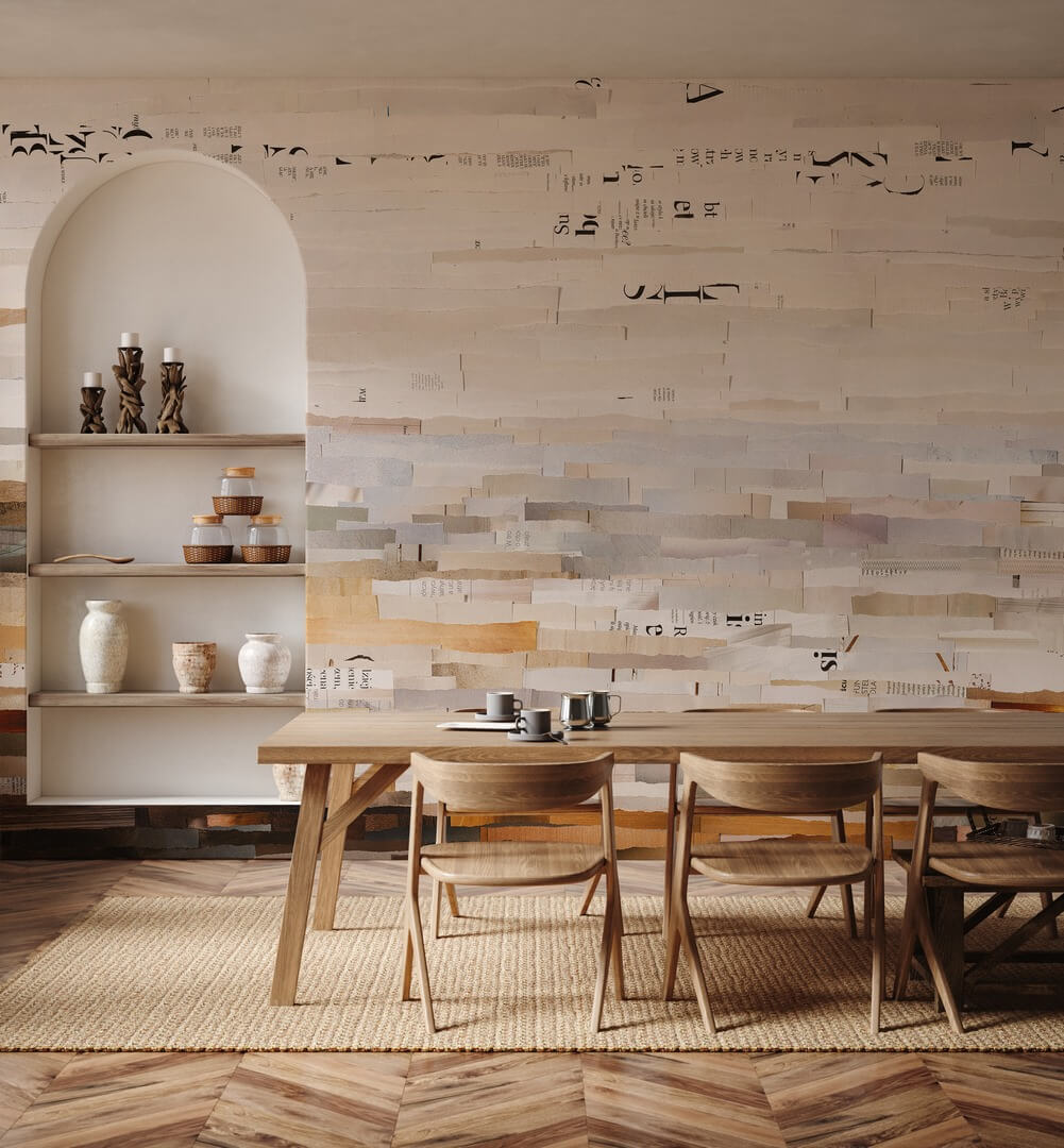 Fototapeta kolaż z fragmentów książek Wall Art Mare