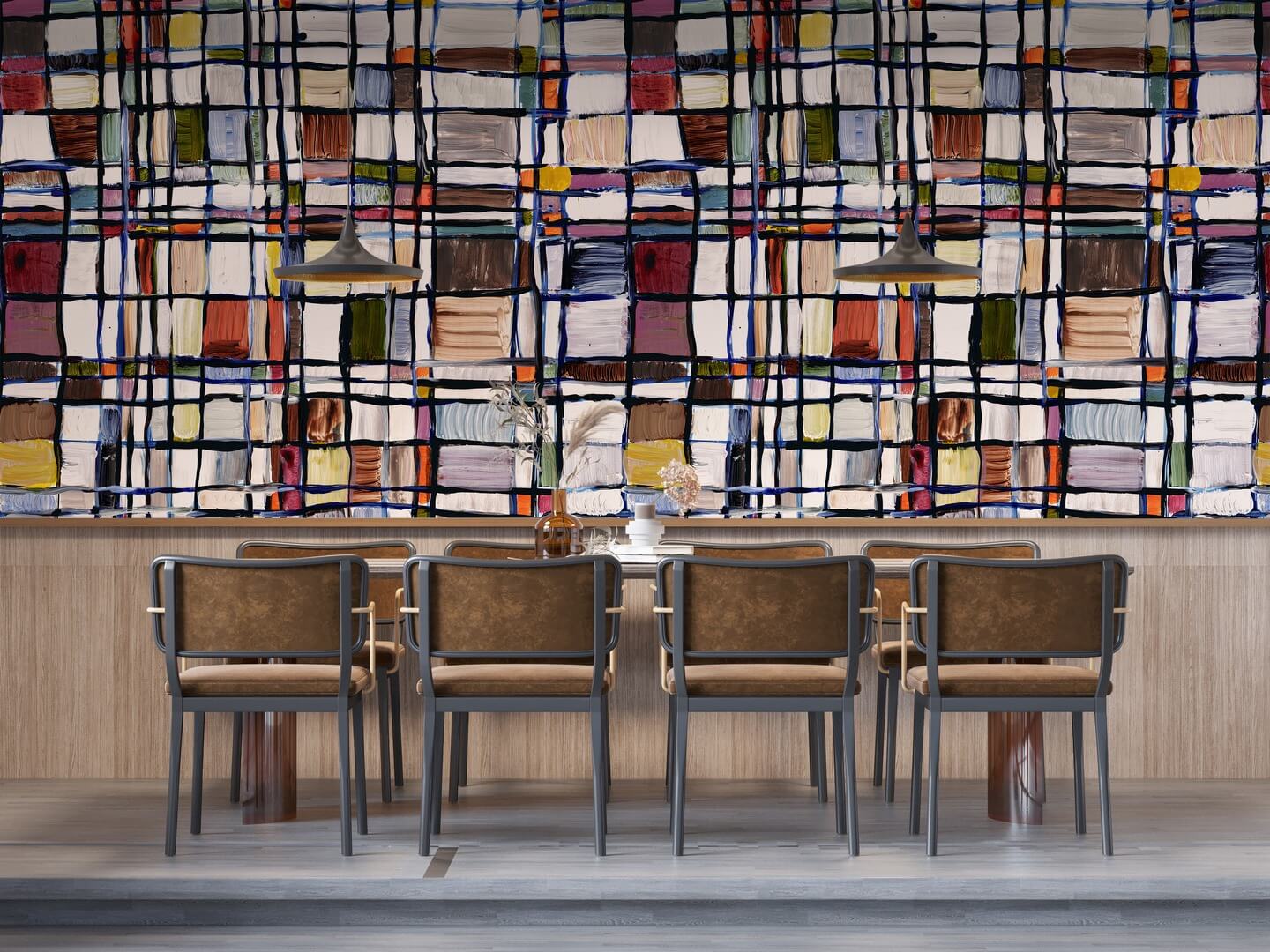 Fototapeta abstrakcyjna mozaika Wall Art Marocco