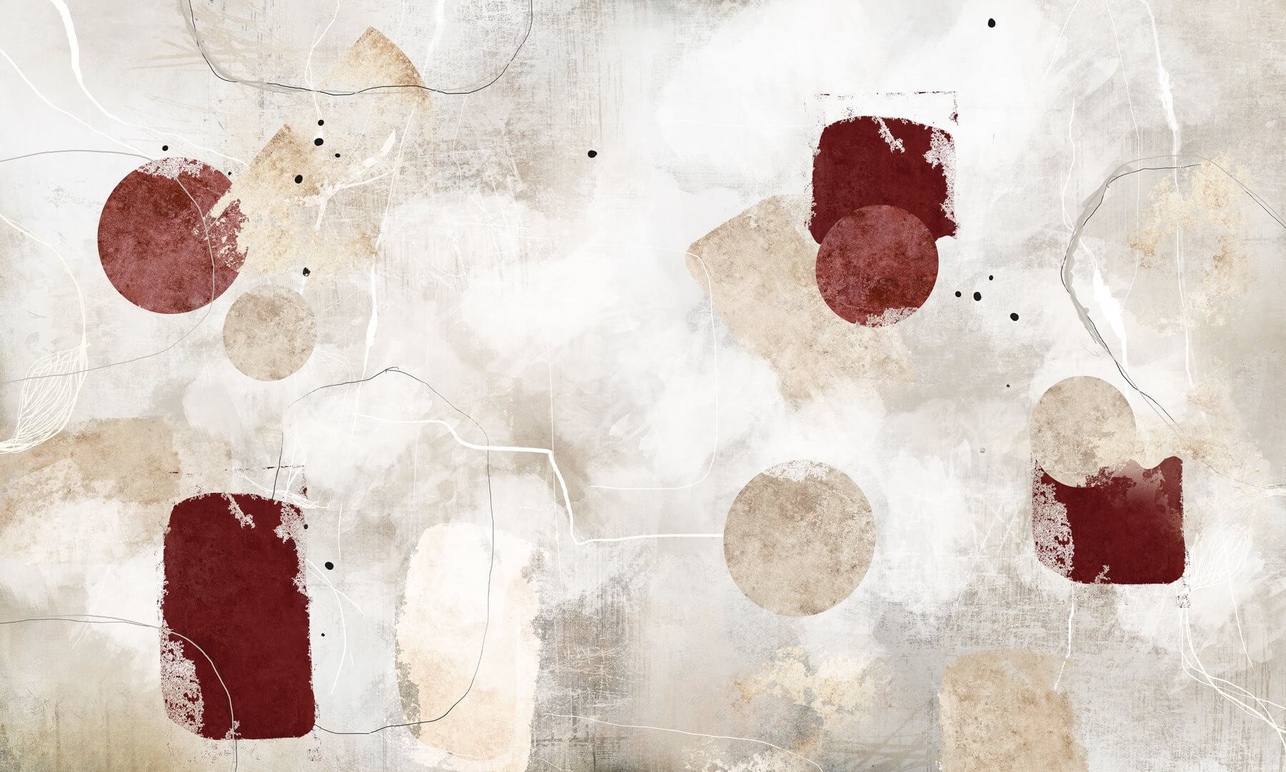 Fototapeta abstrakcyjna Wall Art Rojo