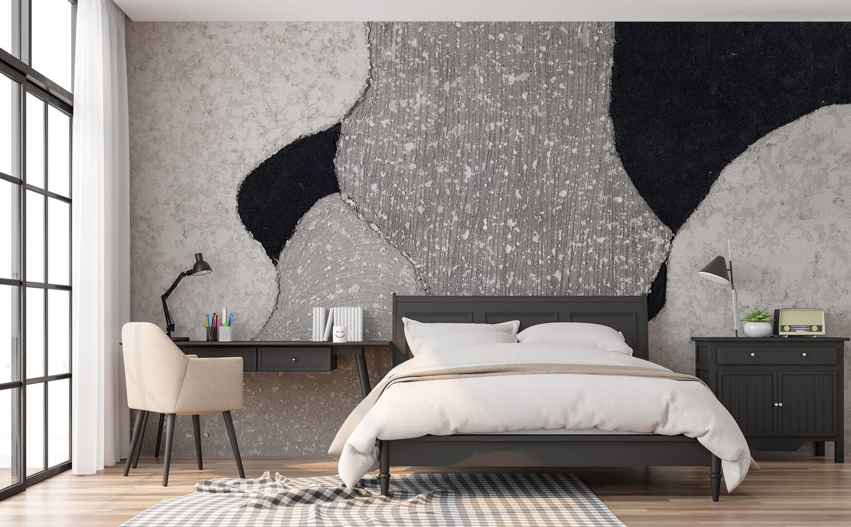 Fototapeta abstrakcyjne organiczne kształty Wall Art Shapes