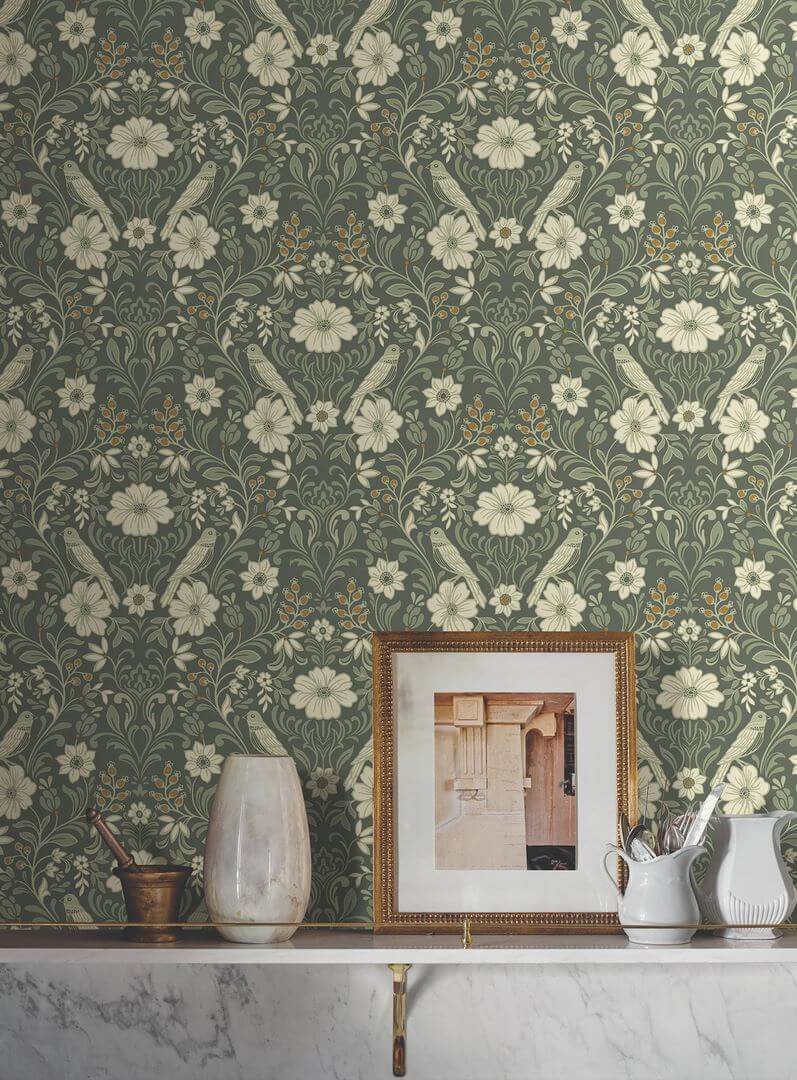 Tapeta botaniczna York Wallcoverings MF4741 Colette Magnolia Home 4