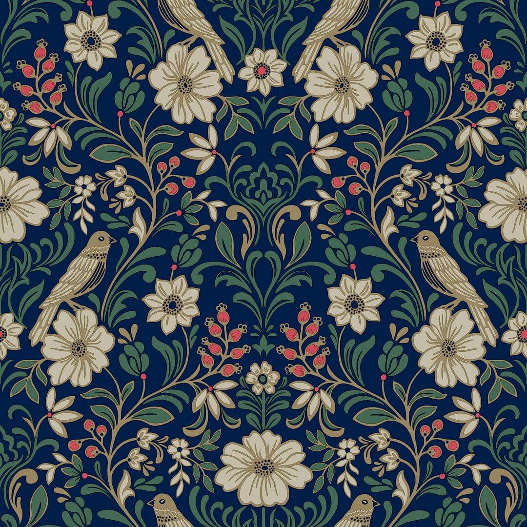 Tapeta botaniczna York Wallcoverings MF4745 Colette Magnolia Home 4