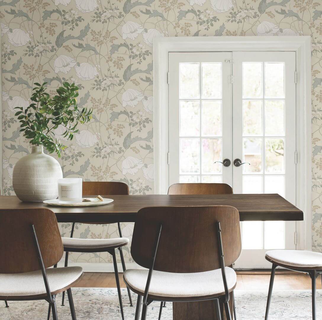 Tapeta roślinna York Wallcoverings MF4753 Gwendolyn Magnolia Home 4