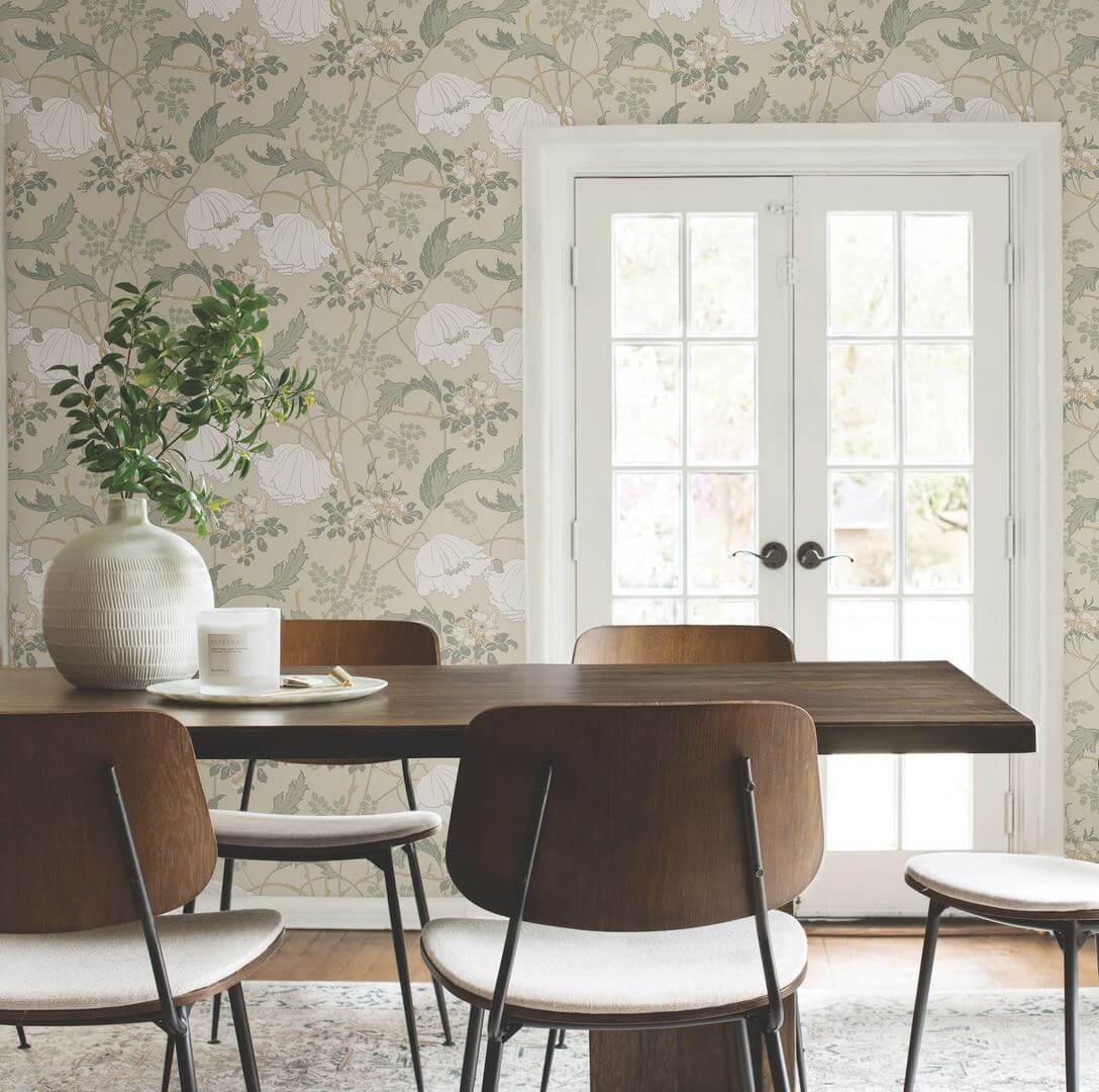 Tapeta roślinna York Wallcoverings MF4754 Gwendolyn Magnolia Home 4