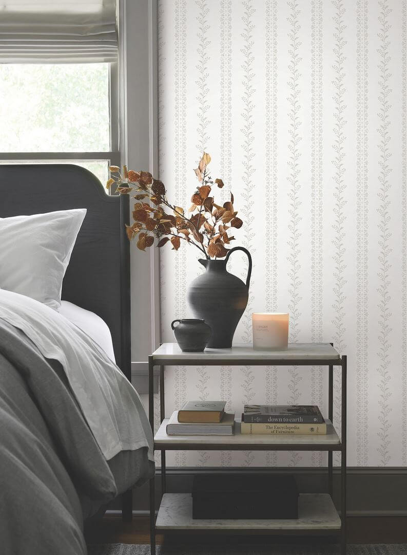 Tapeta roślinne paski York Wallcoverings MF4765 Everleigh Magnolia Home 4