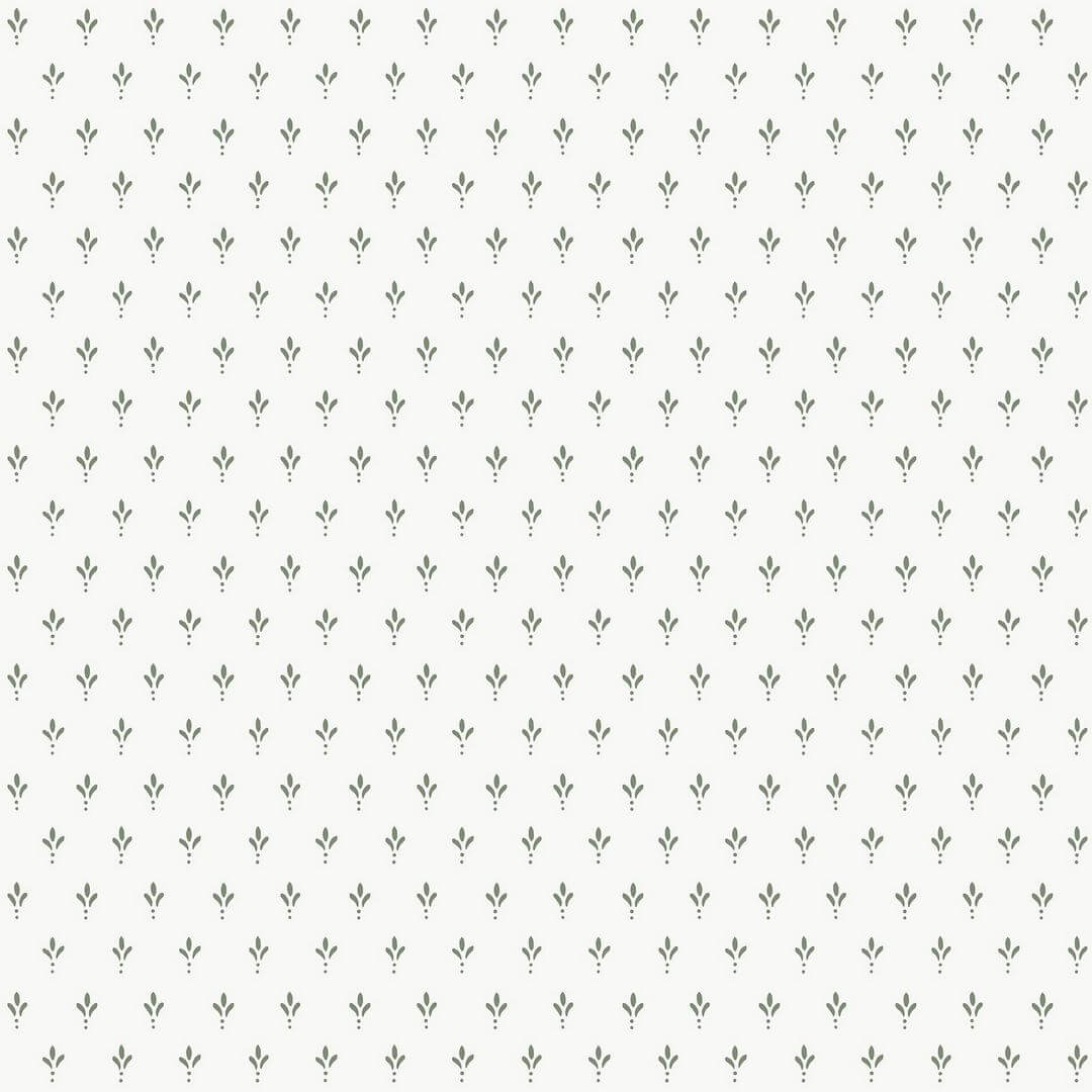 Tapeta drobne wzory stempla trójlistnego York Wallcoverings MF4774 Charm Magnolia Home 4