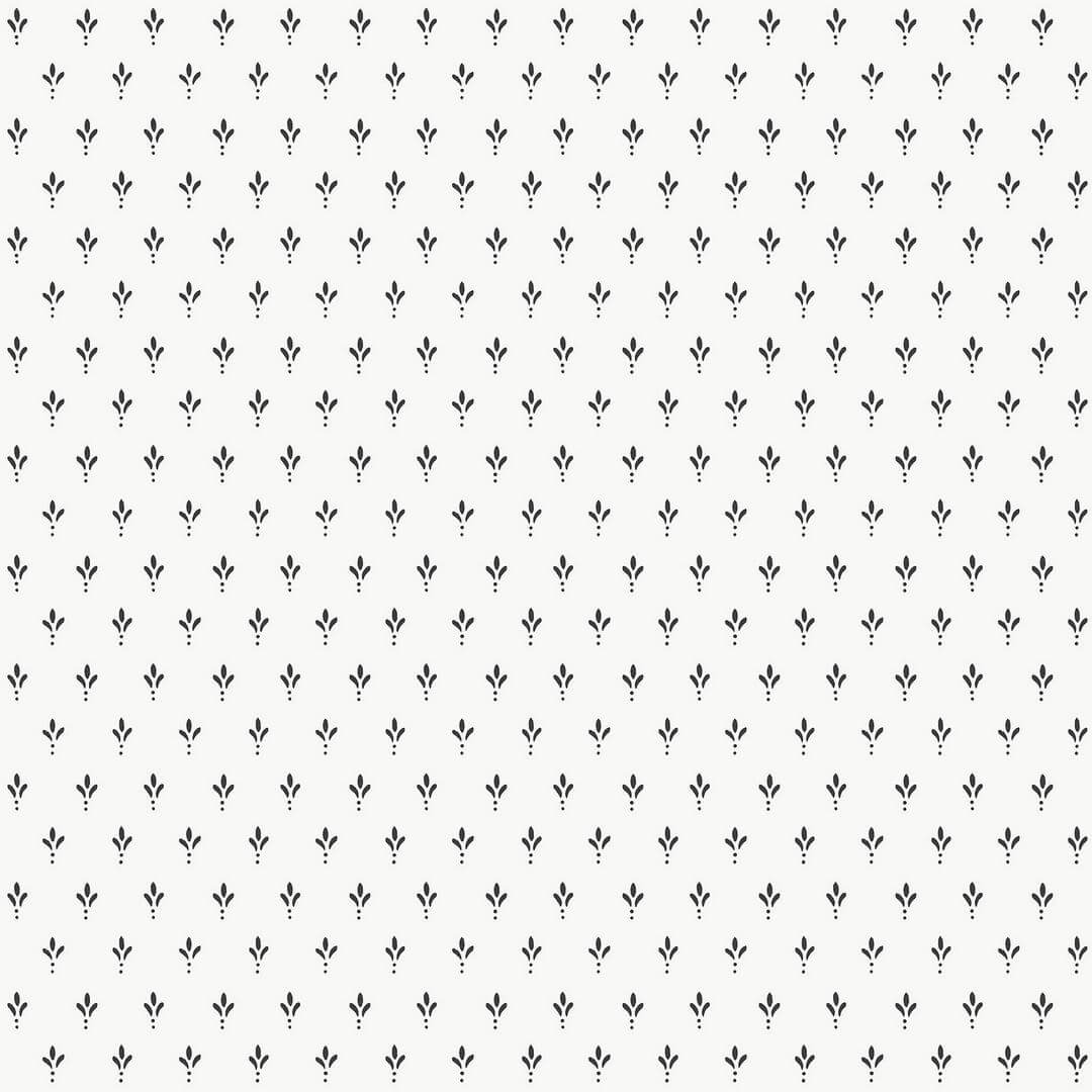 Tapeta drobne wzory stempla trójlistnego York Wallcoverings MF4775 Charm Magnolia Home 4