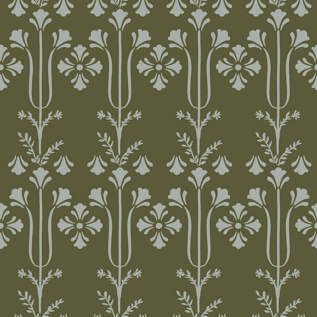 Tapeta stylizowana roślinność York Wallcoverings MF4801 Lydia Magnolia Home 4