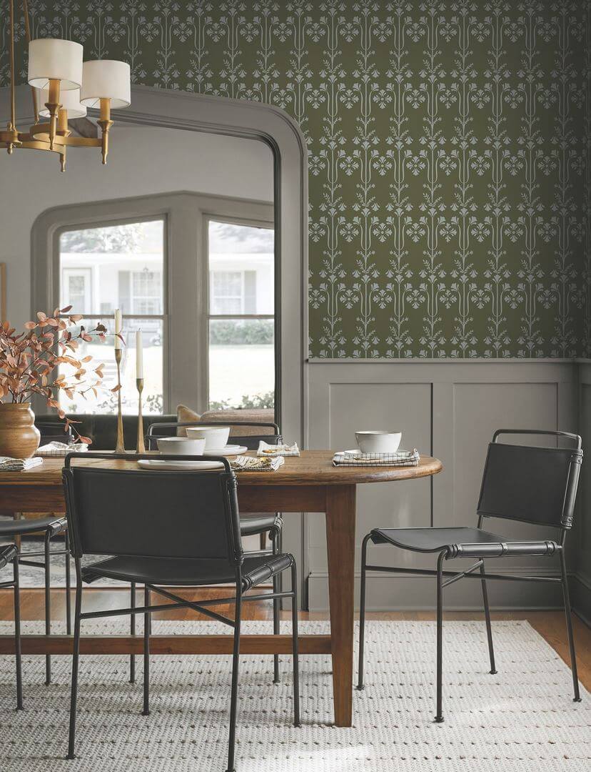 Tapeta stylizowana roślinność York Wallcoverings MF4801 Lydia Magnolia Home 4