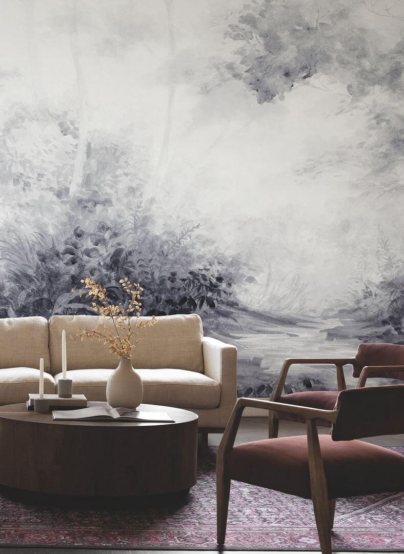Mural krajobraz natury York Wallcoverings MF4808M Woodlands Magnolia Home 4