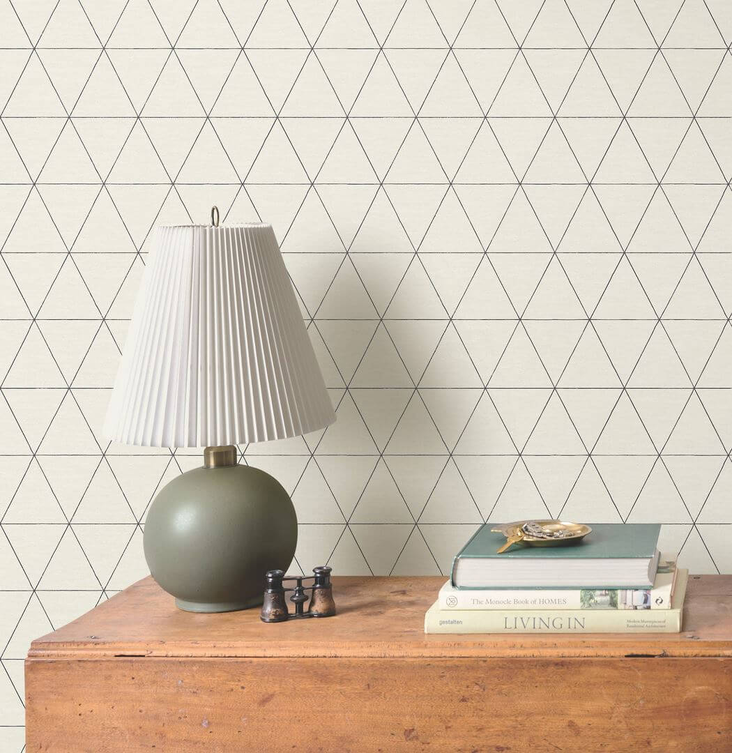 Tapeta geometryczna York Wallcoverings OM3615 Ridge Magnolia Home 4