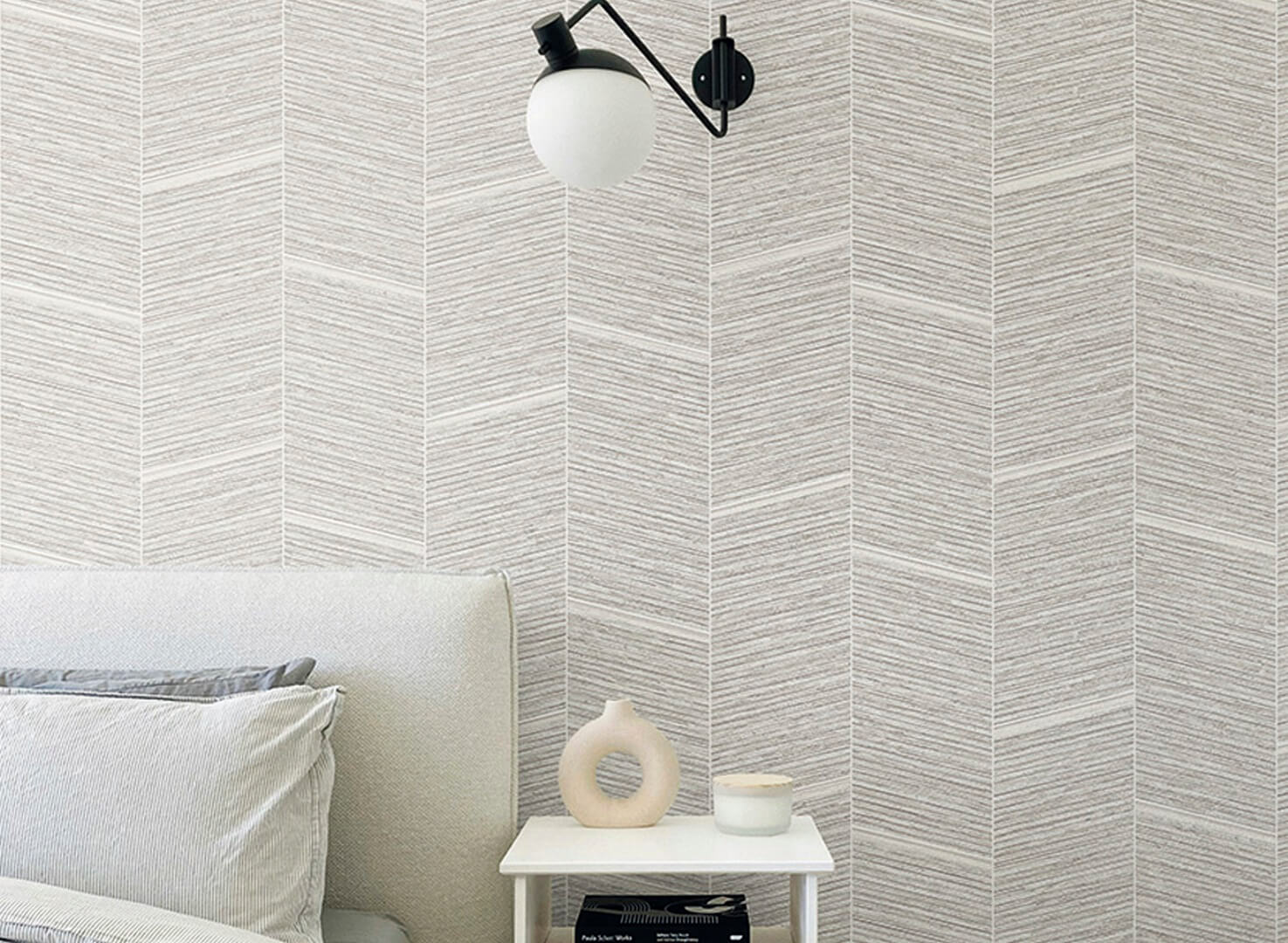 Tapeta jodełka Jwall 50604 Shunan - 100 cm szer.