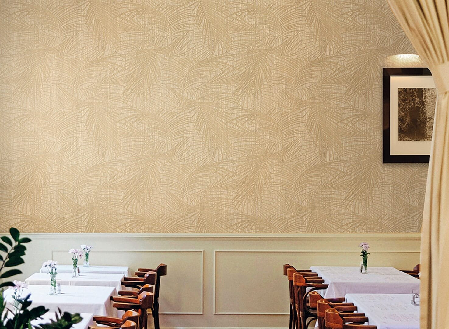 Tapeta palmowe liście Jwall 50611 Kodachi Shunan - 100 cm szer.