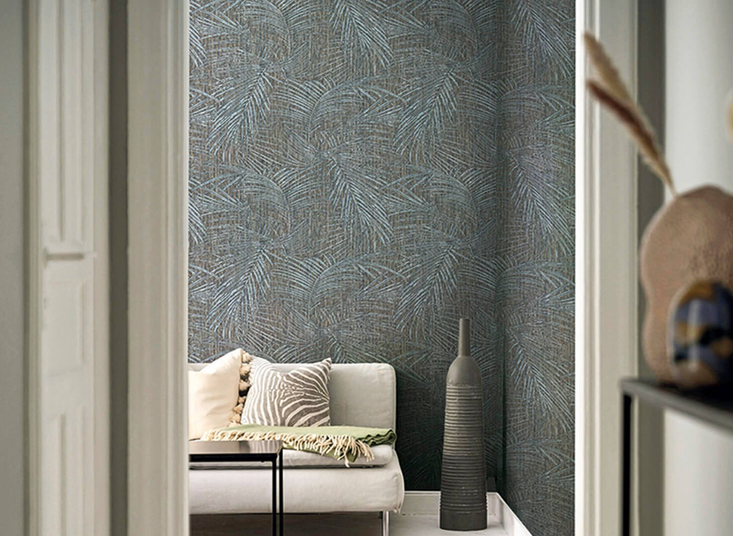 Tapeta palmowe liście Jwall 50614 Kodachi Shunan - 100 cm szer.