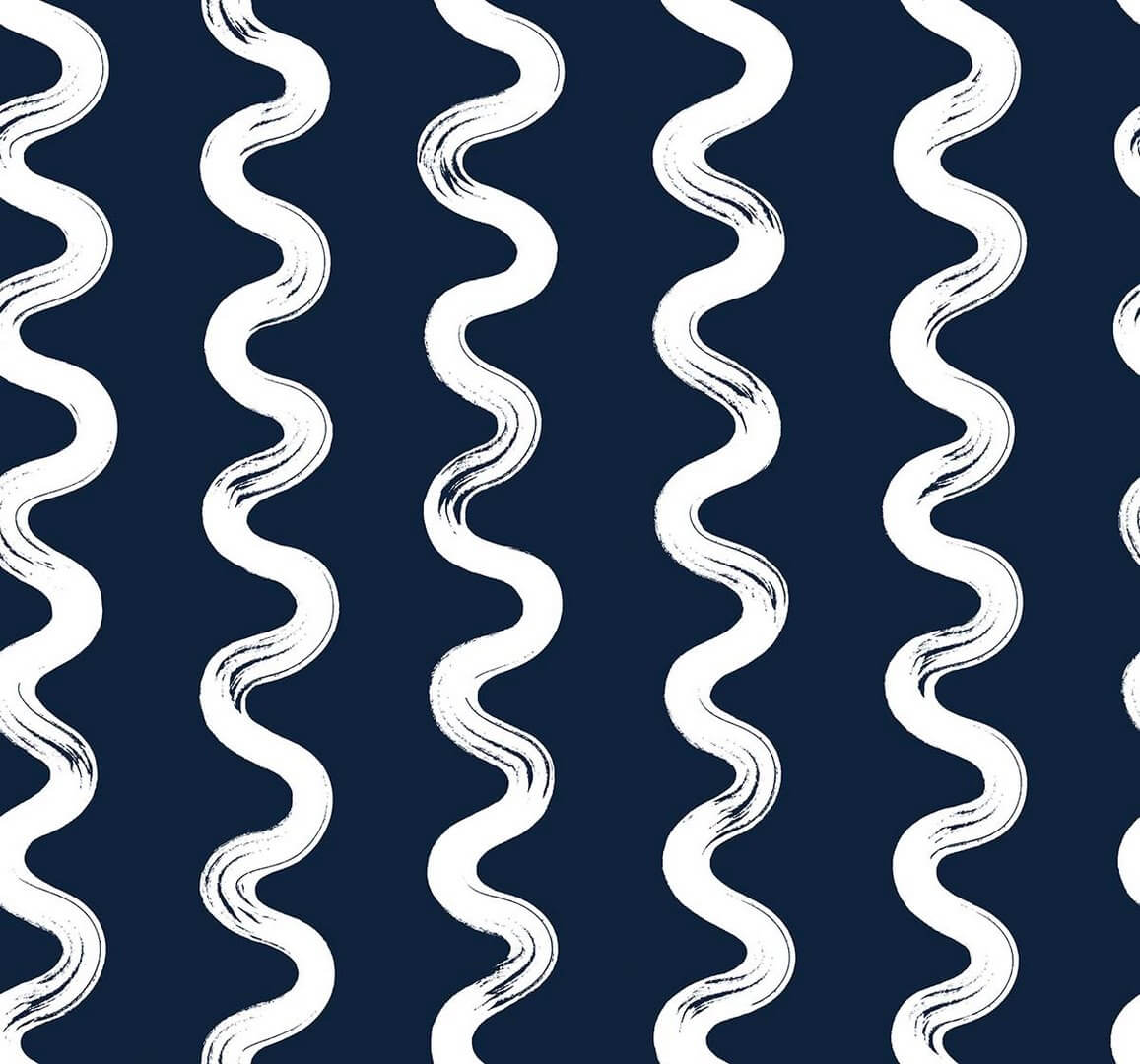 Tapeta falujące linie Wallquest SR20302 Nantucket Stripes Revisited