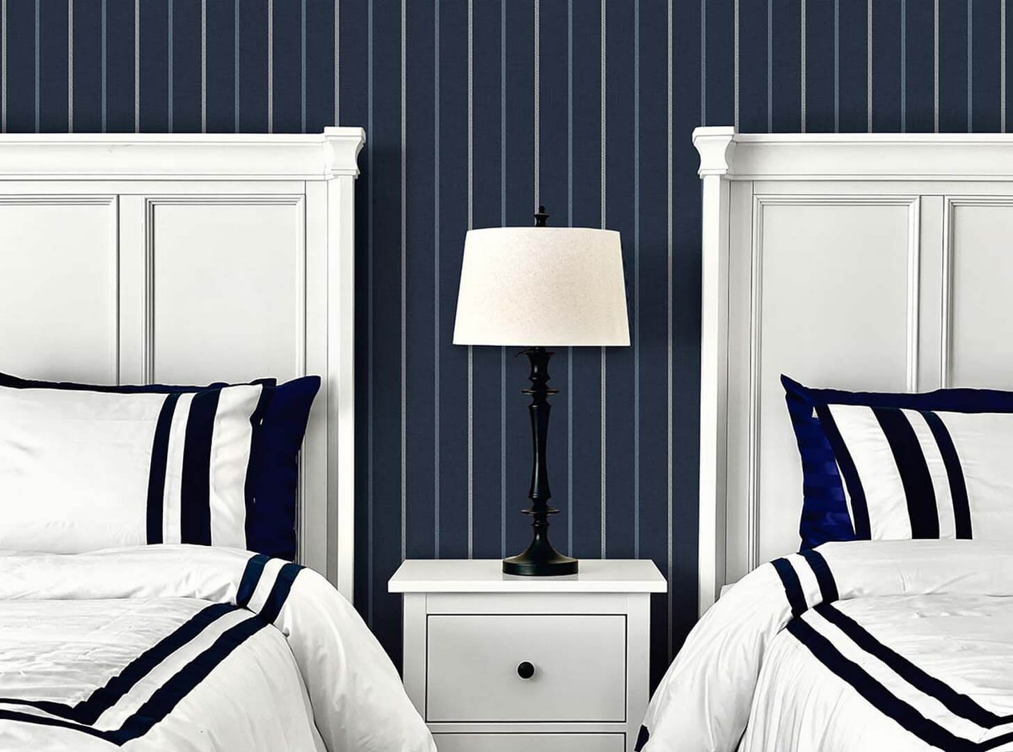 Tapeta paski Wallquest SR21522 Nantucket Stripes Revisited