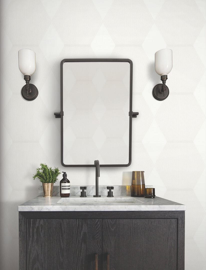 Tapeta geometryczna York Wallcoverings MX9634 Diamond Legacy Astoria