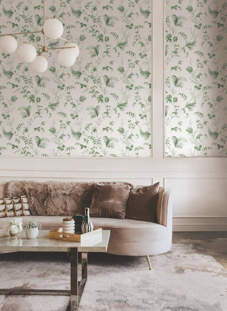 Tapeta roślinne pnącza York Wallcoverings MX9680 Floral Lace Astoria