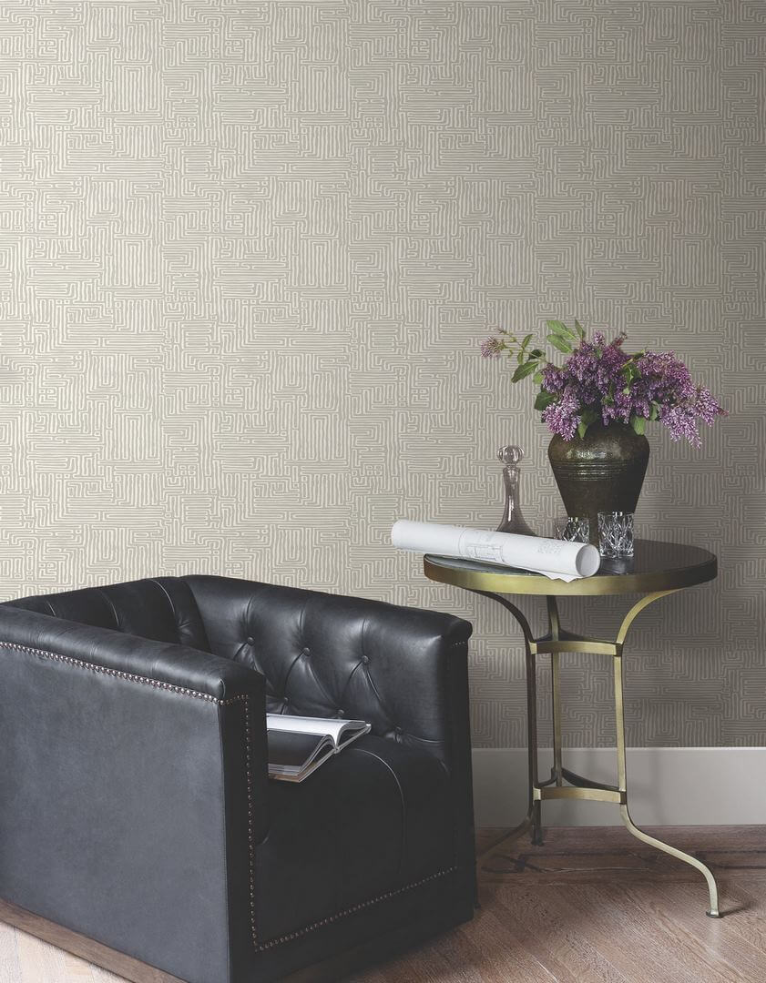 Tapeta labirynt York Wallcoverings MX9685 Passages Astoria