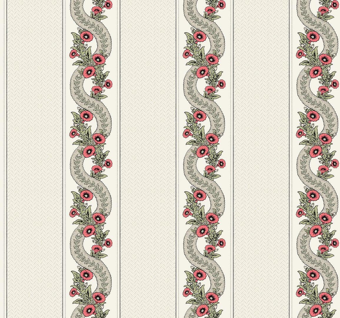 Tapeta eleganckie pasy York Wallcoverings MX9693 Abbeys Garland Astoria