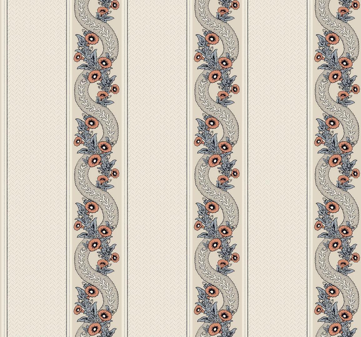 Tapeta eleganckie pasy York Wallcoverings MX9696 Abbeys Garland Astoria