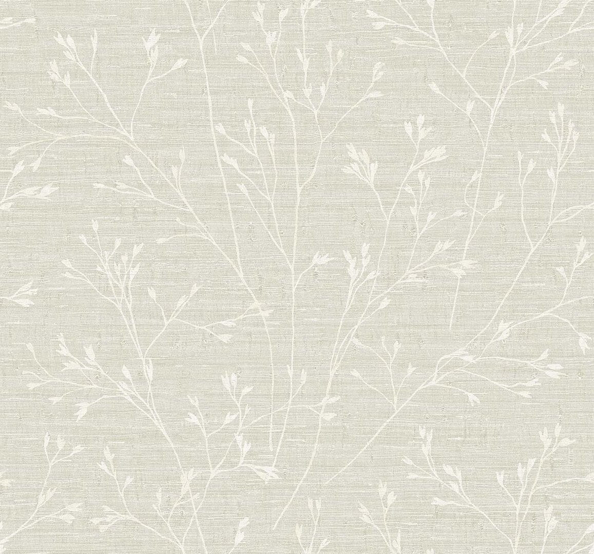 Tapeta z delikatnym roślinnym wzorem Wallquest TH90300 Fibres & Threads