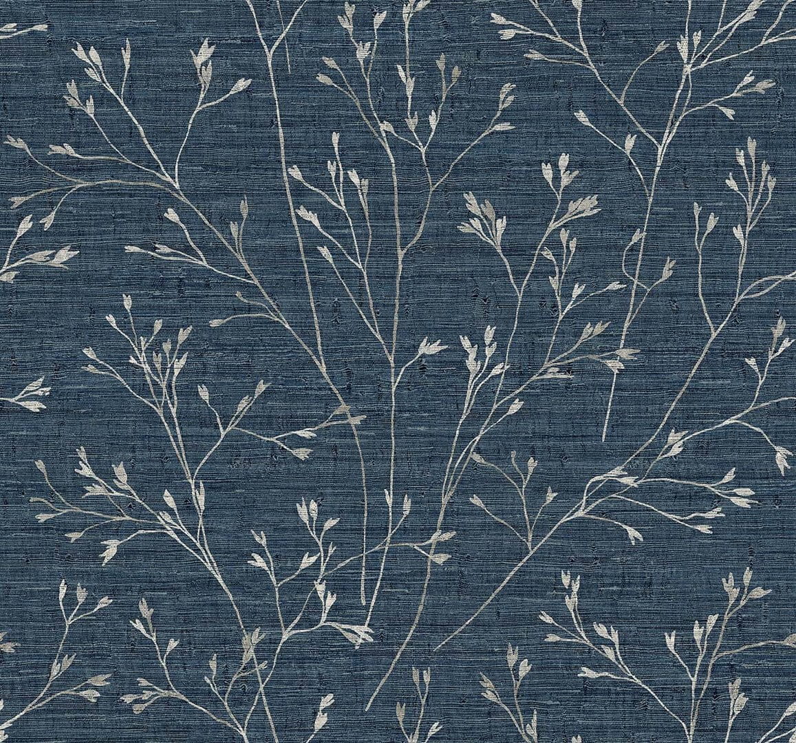 Tapeta z delikatnym roślinnym wzorem Wallquest TH90302 Fibres & Threads