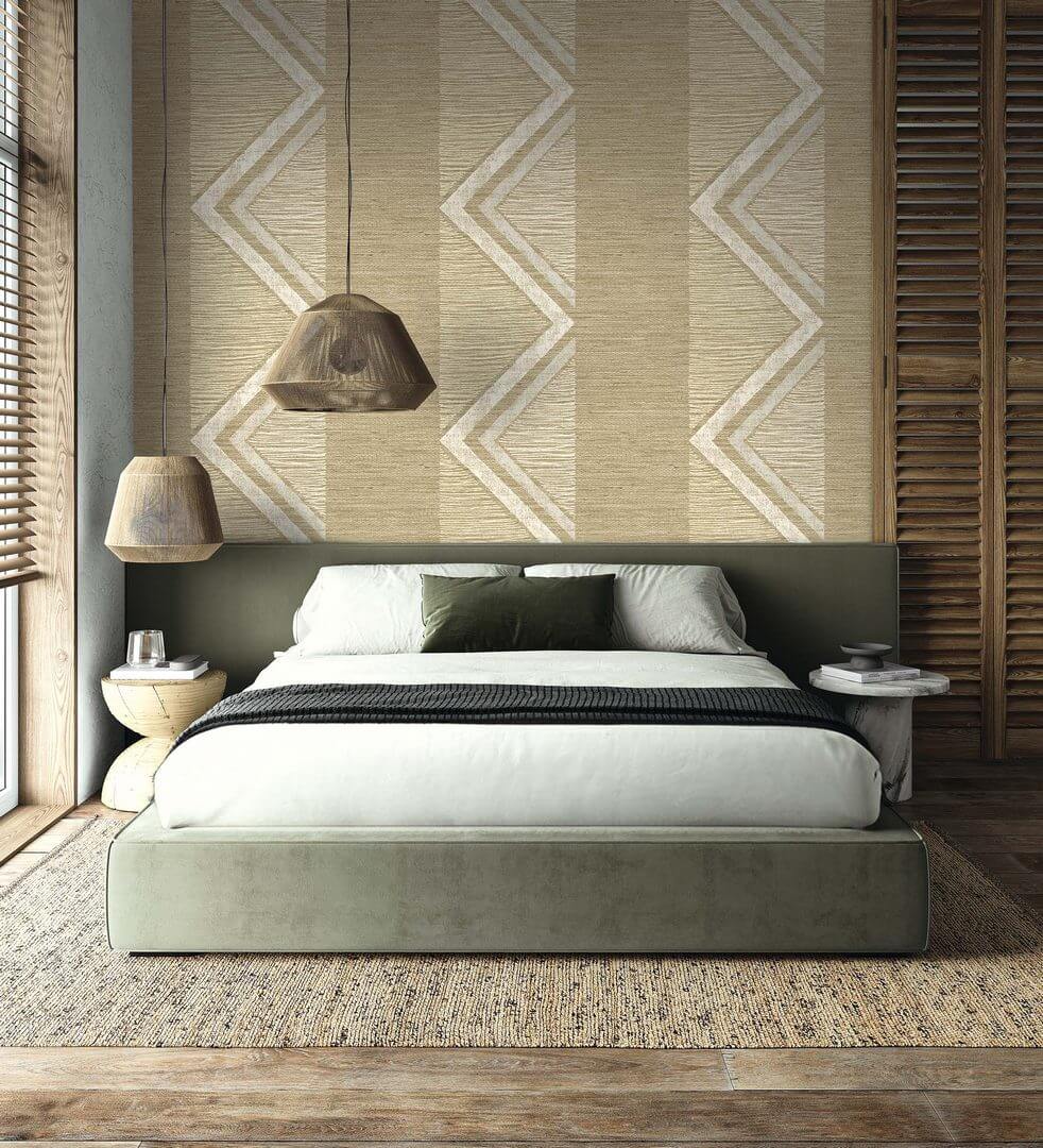 Tapeta geometryczna Wallquest TH91505 Fibres & Threads
