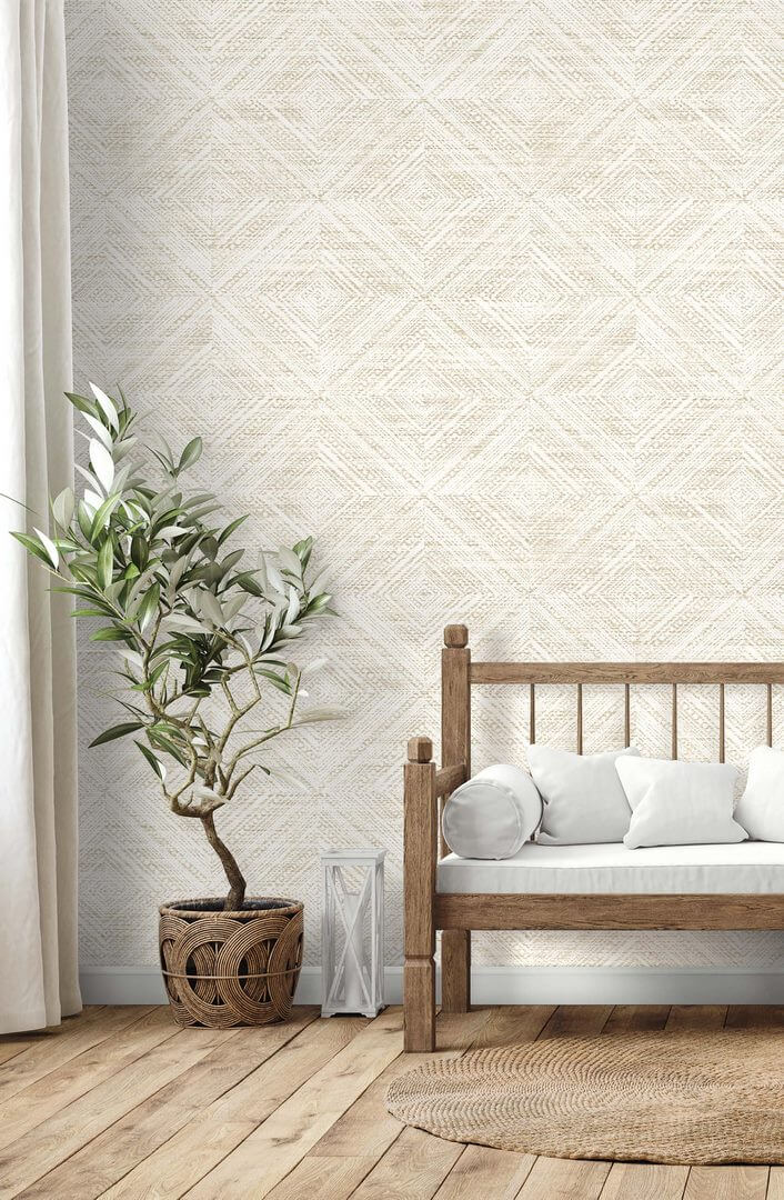 Tapeta romby Wallquest TH91600 Fibres & Threads