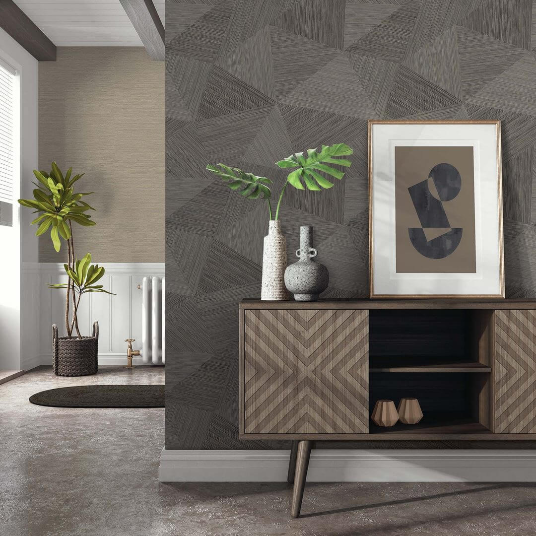Tapeta geometryczna Wallquest TH92500 Fibres & Threads