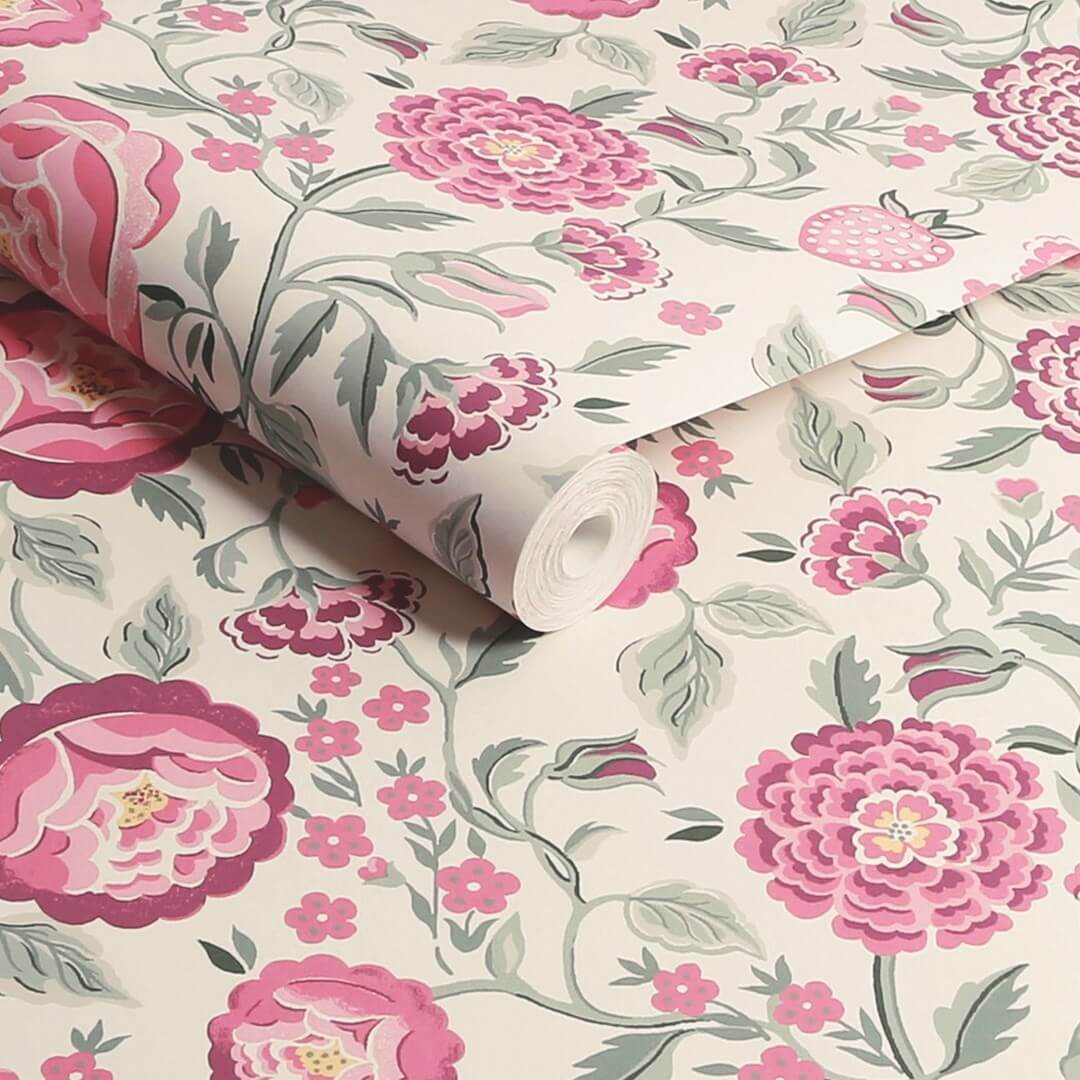 Tapeta kwiaty i owoce Cath Kidston 125499