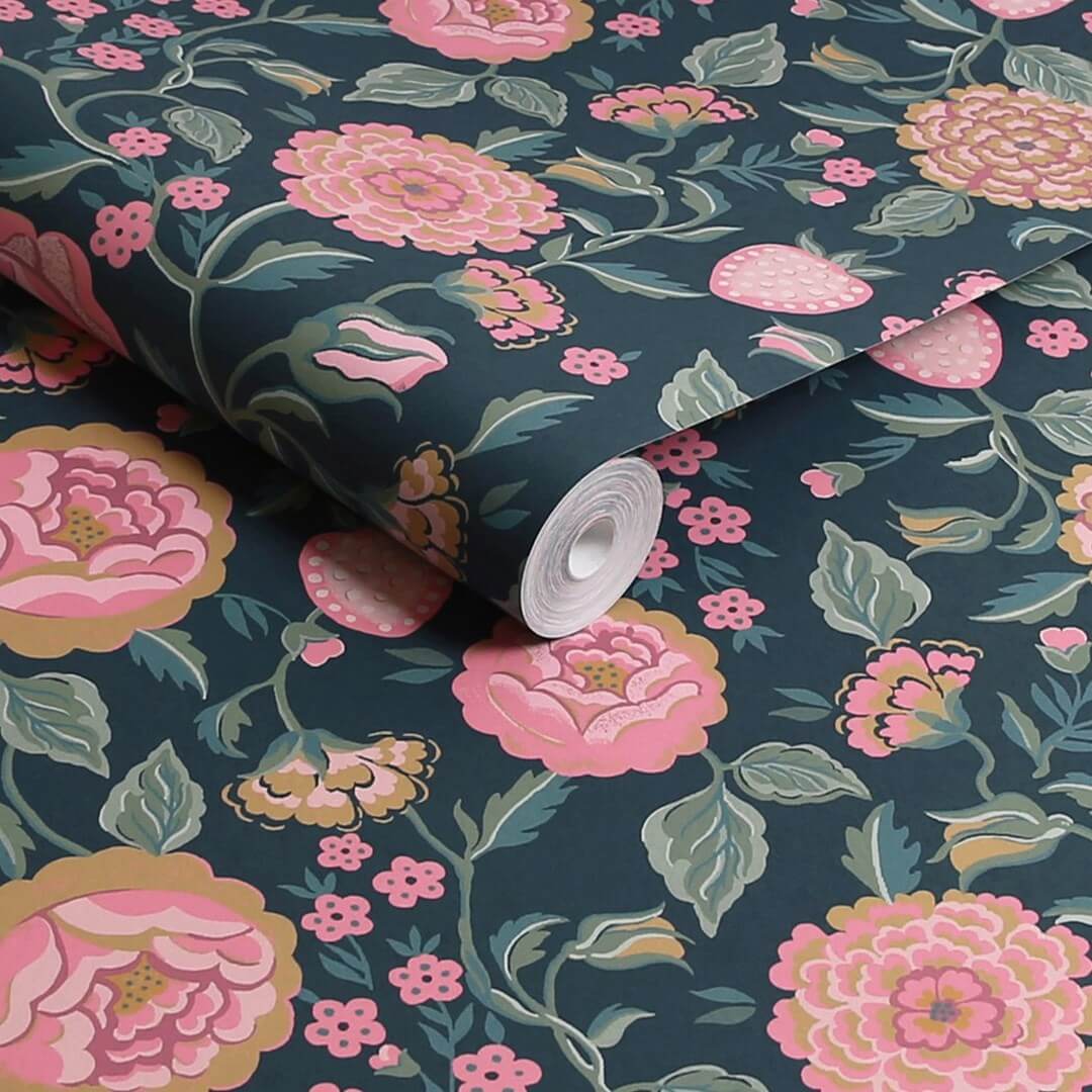 Tapeta kwiaty i owoce Cath Kidston 125500