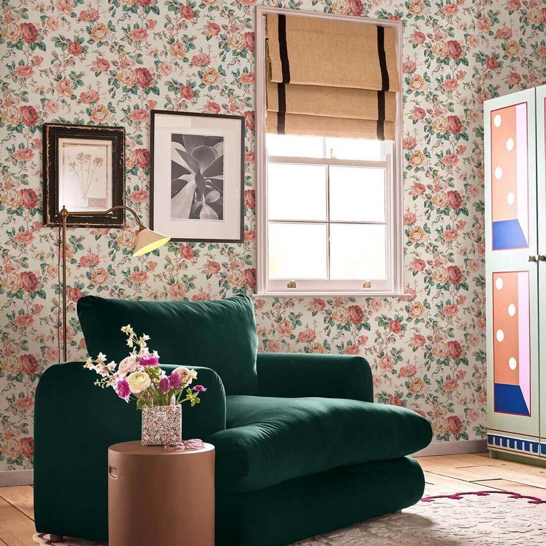 Tapeta bukiety kwiatów Cath Kidston 125501