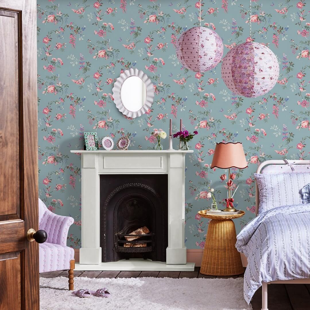 Tapeta botaniczna Cath Kidston 125504