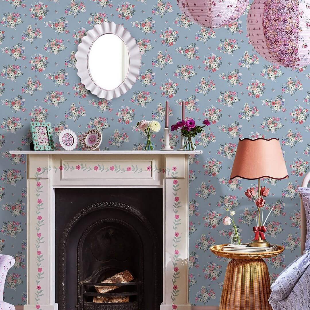 Tapeta w drobne bukiety Cath Kidston 125507