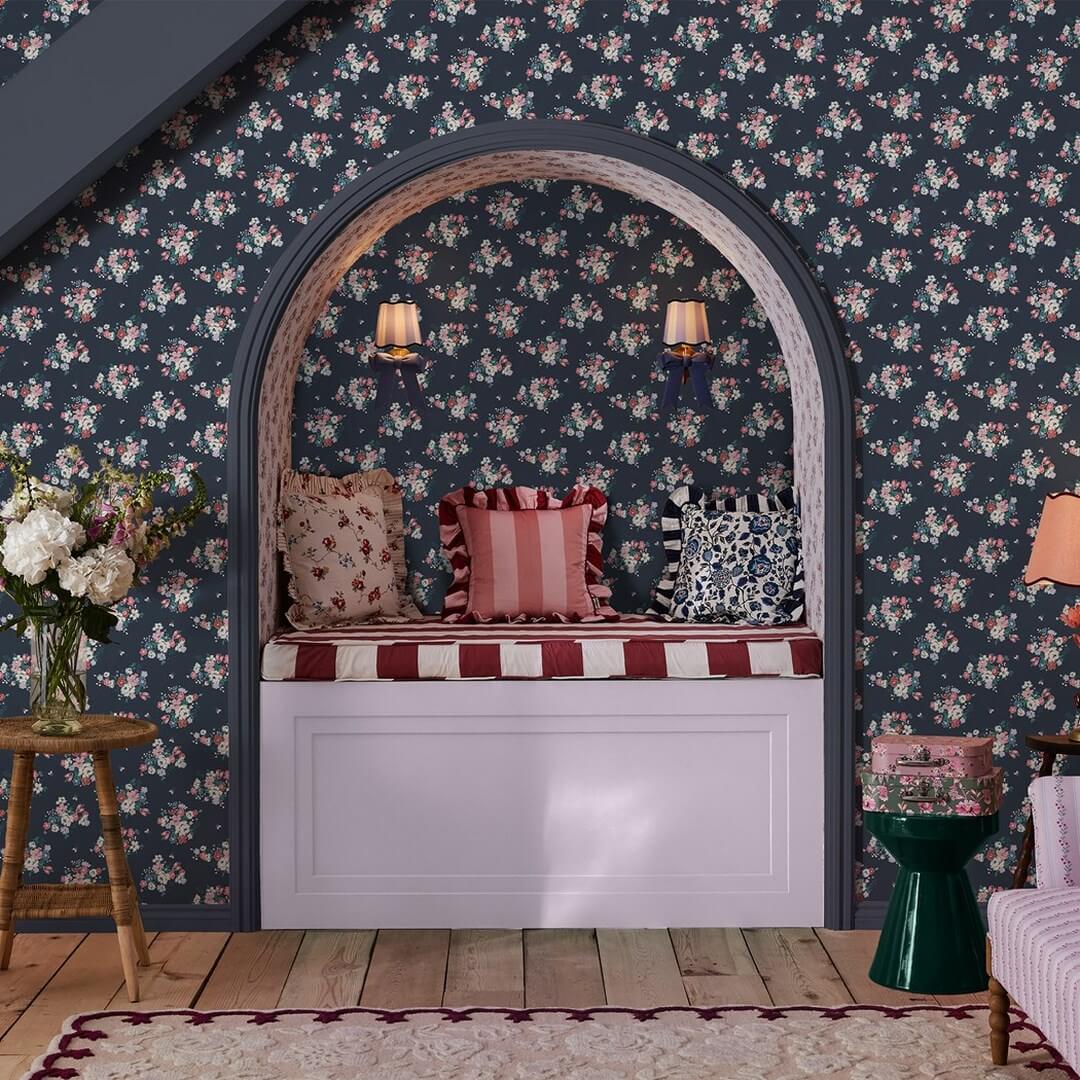 Tapeta w drobne bukiety Cath Kidston 125510