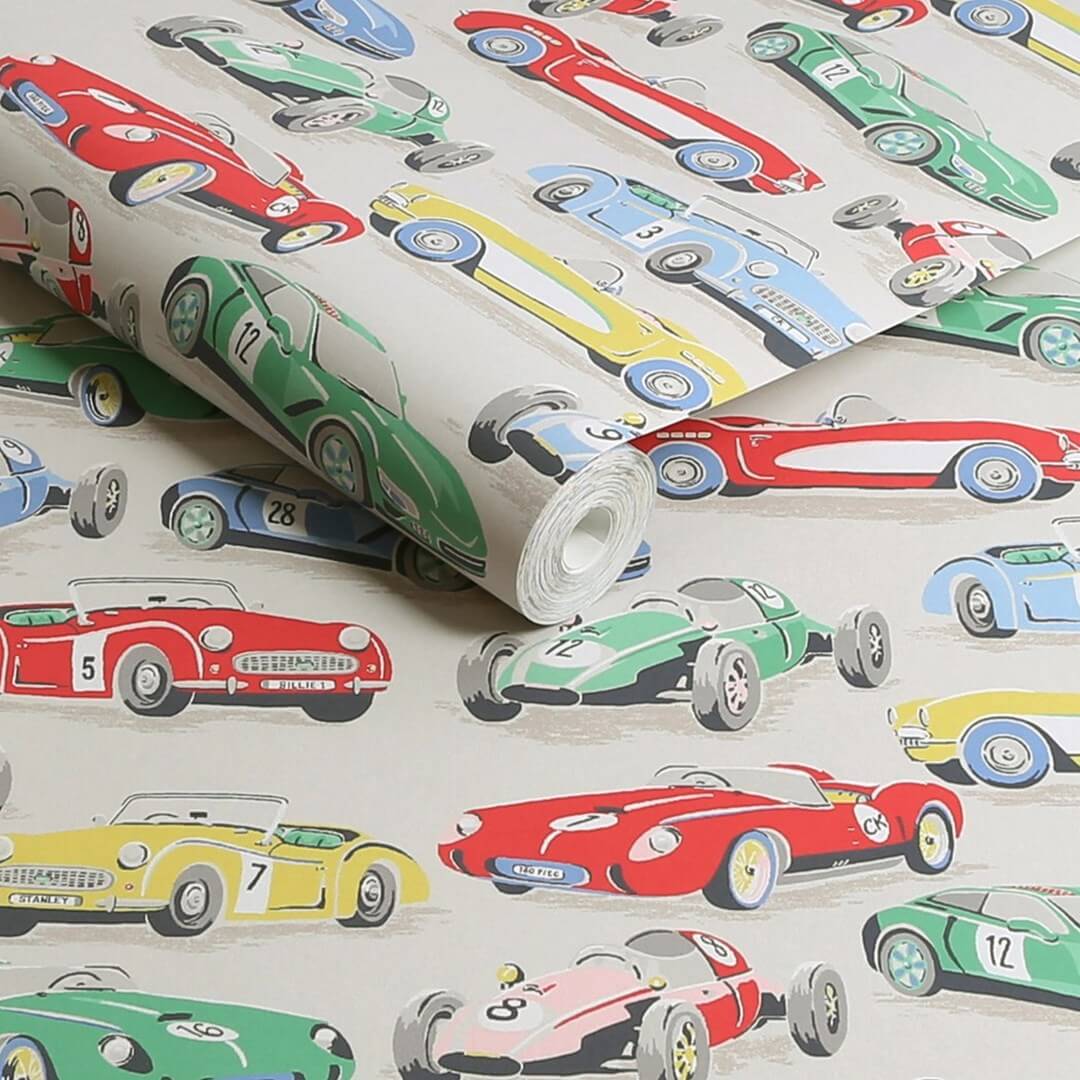 Tapeta samochody wyścigowe Cath Kidston 125535