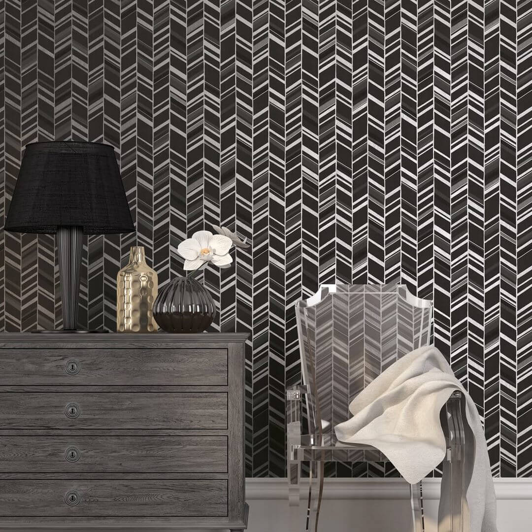 Tapeta metaliczna chevron Galerie G67716 Special FX 2