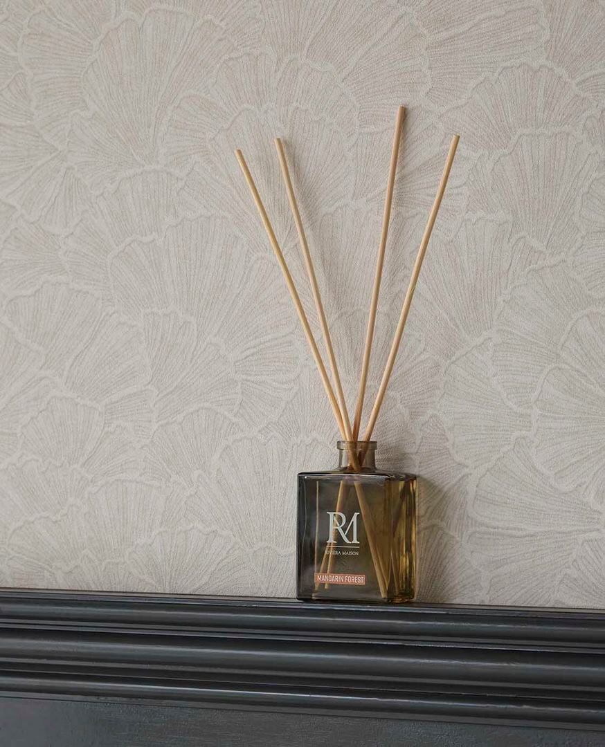 Tapeta liście ginkgo biloba Eijffinger 350520 Riviera Maison