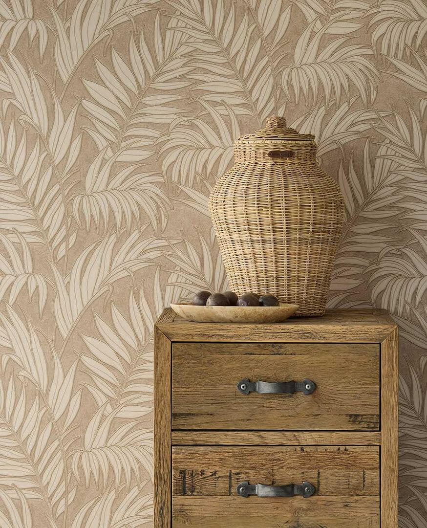 Tapeta palmowe liście Eijffinger 350553 Riviera Maison