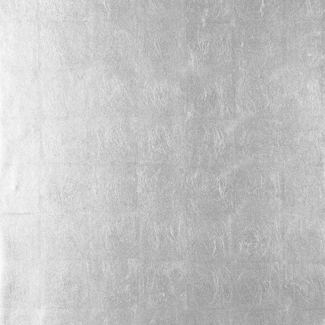 Tapeta metaliczna srebrna Thibaut T41010 Metal Leaf Modern Resource Volume 4