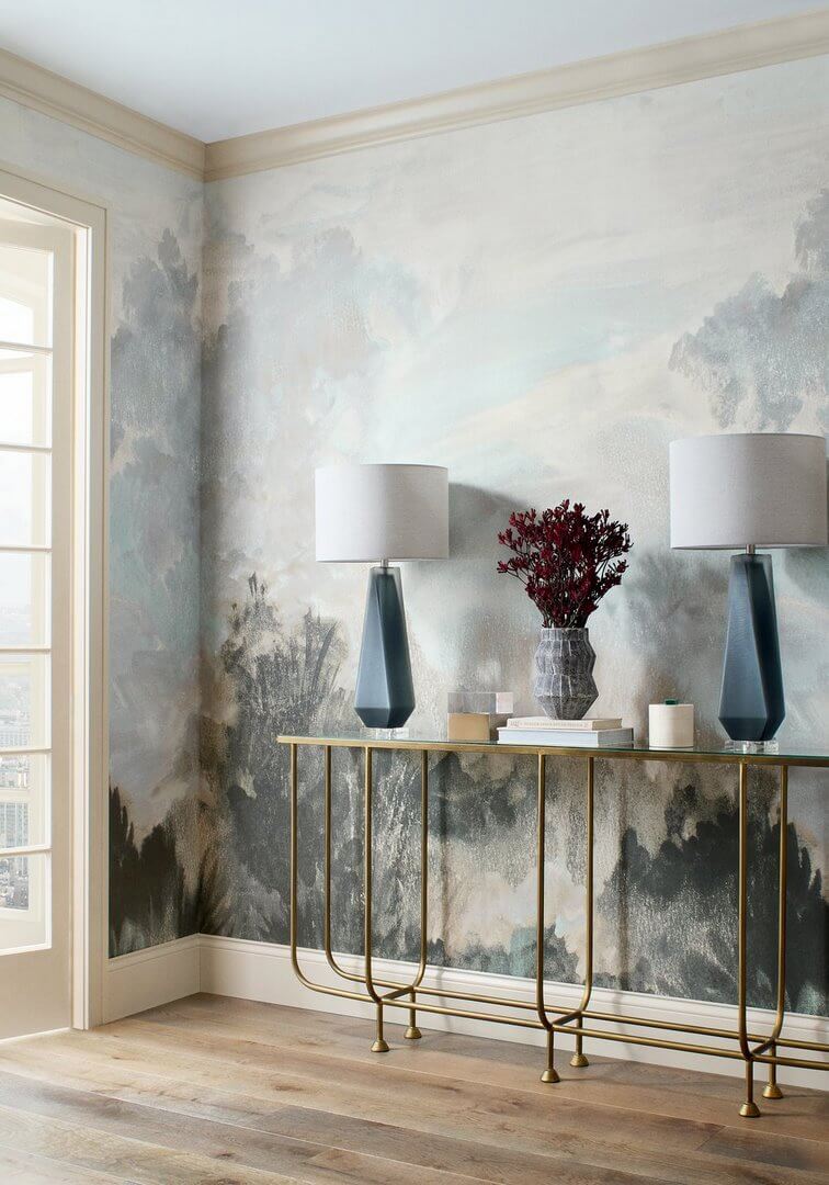 Mural abstrakcyjny krajobraz natury Thibaut TM41056 Twilight Modern Resource Volume 4