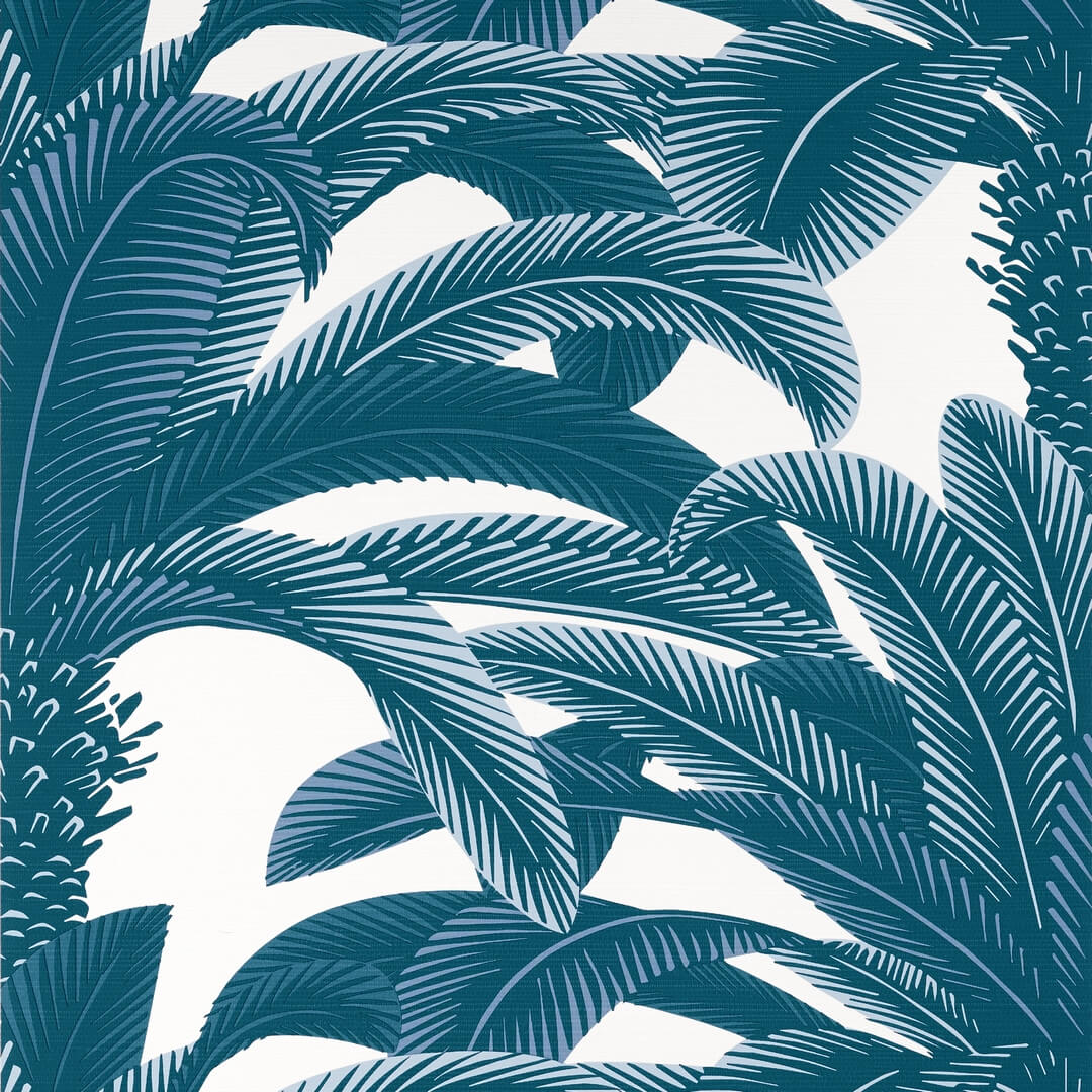Tapeta liście palmy Thibaut T13910 Queen Palm Palm Grove
