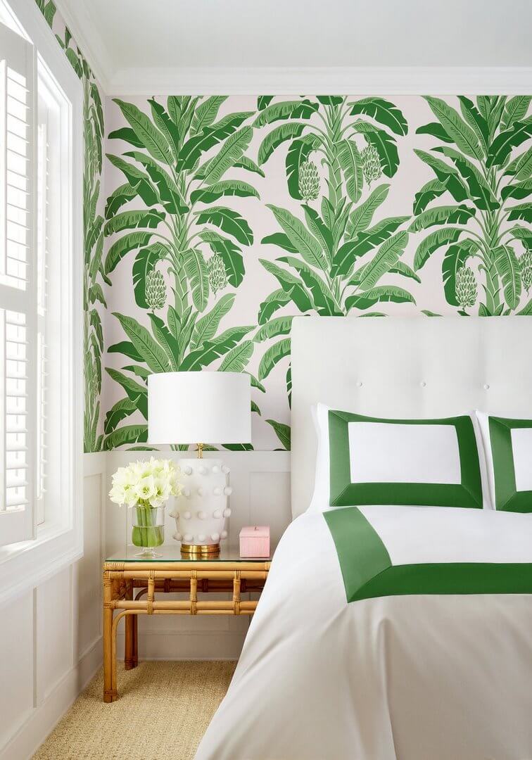 Tapeta bananowce Thibaut T13914 Banana Tree Palm Grove
