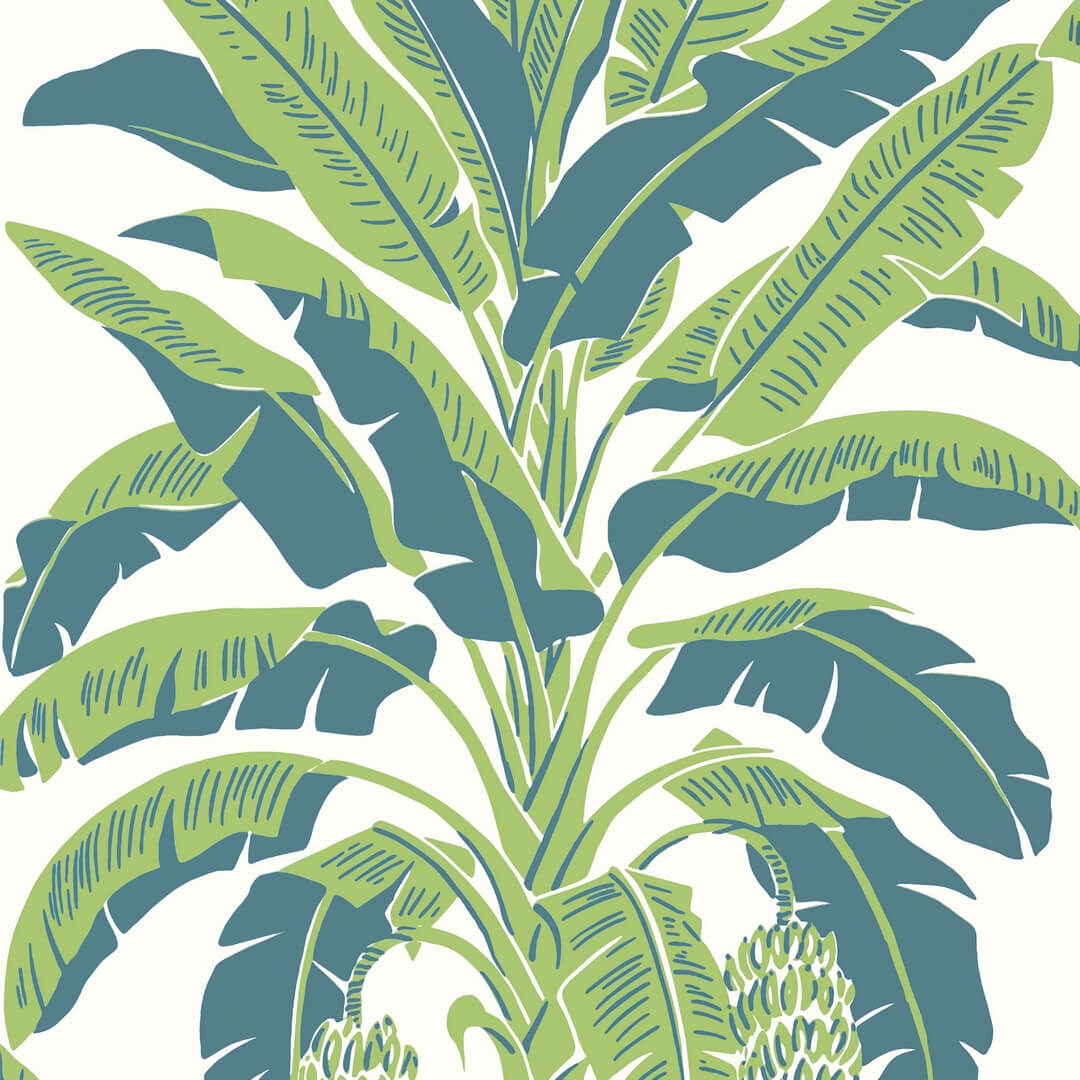 Tapeta bananowce Thibaut T13918 Banana Tree Palm Grove