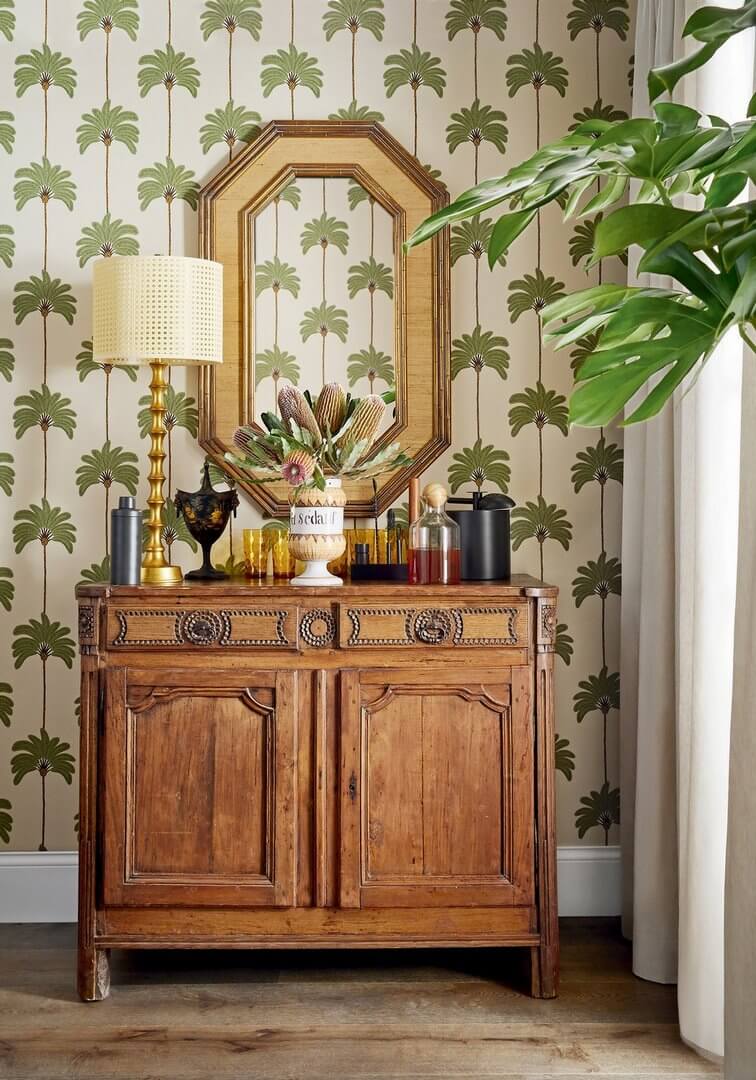 Tapeta palmy Thibaut T13945 Sunset Boulevard Palm Grove