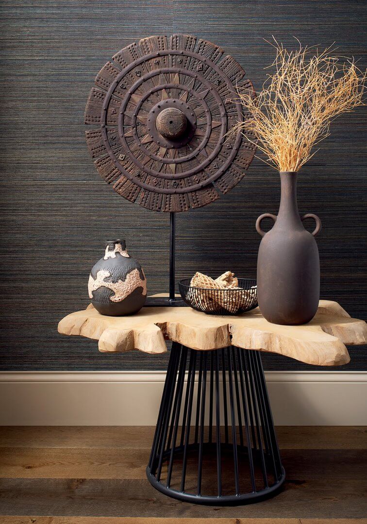 Tapeta naturalna z włókien sizalu Thibaut T19663 Windward Sisal Grasscloth Resource Volume 6