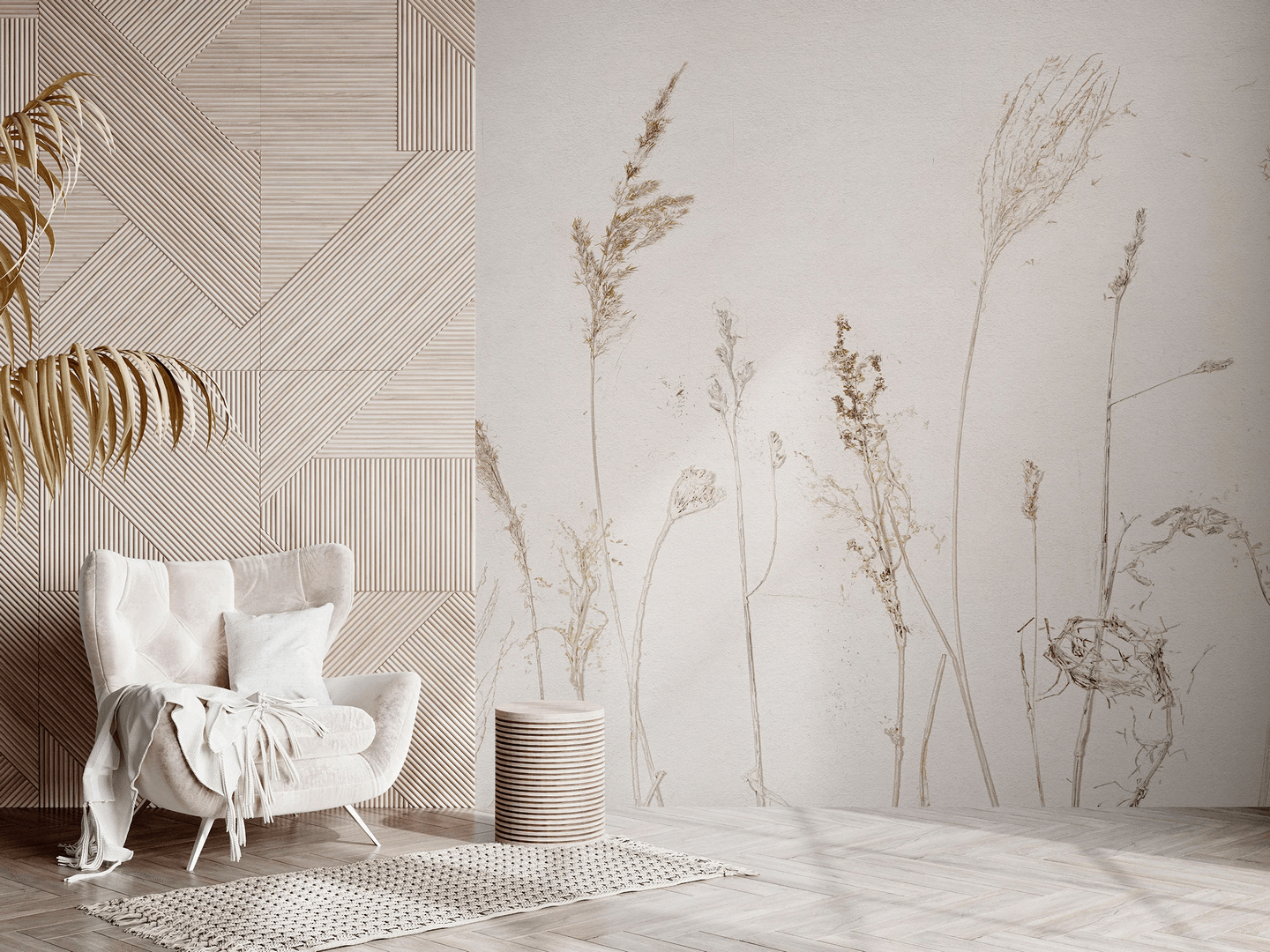 Fototapeta źdźbła owsa Wall Art Campo Di Avena
