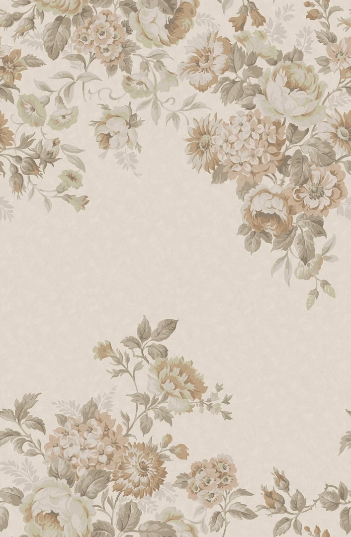 Mural kwiaty vintage Boras Tapeter Studio 9714W Hortensia Grand