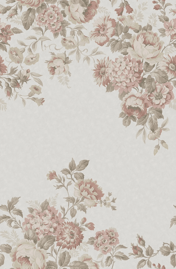 Mural kwiaty vintage Boras Tapeter Studio 9716W Hortensia Grand